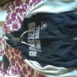 Raiders soft zip up jacket